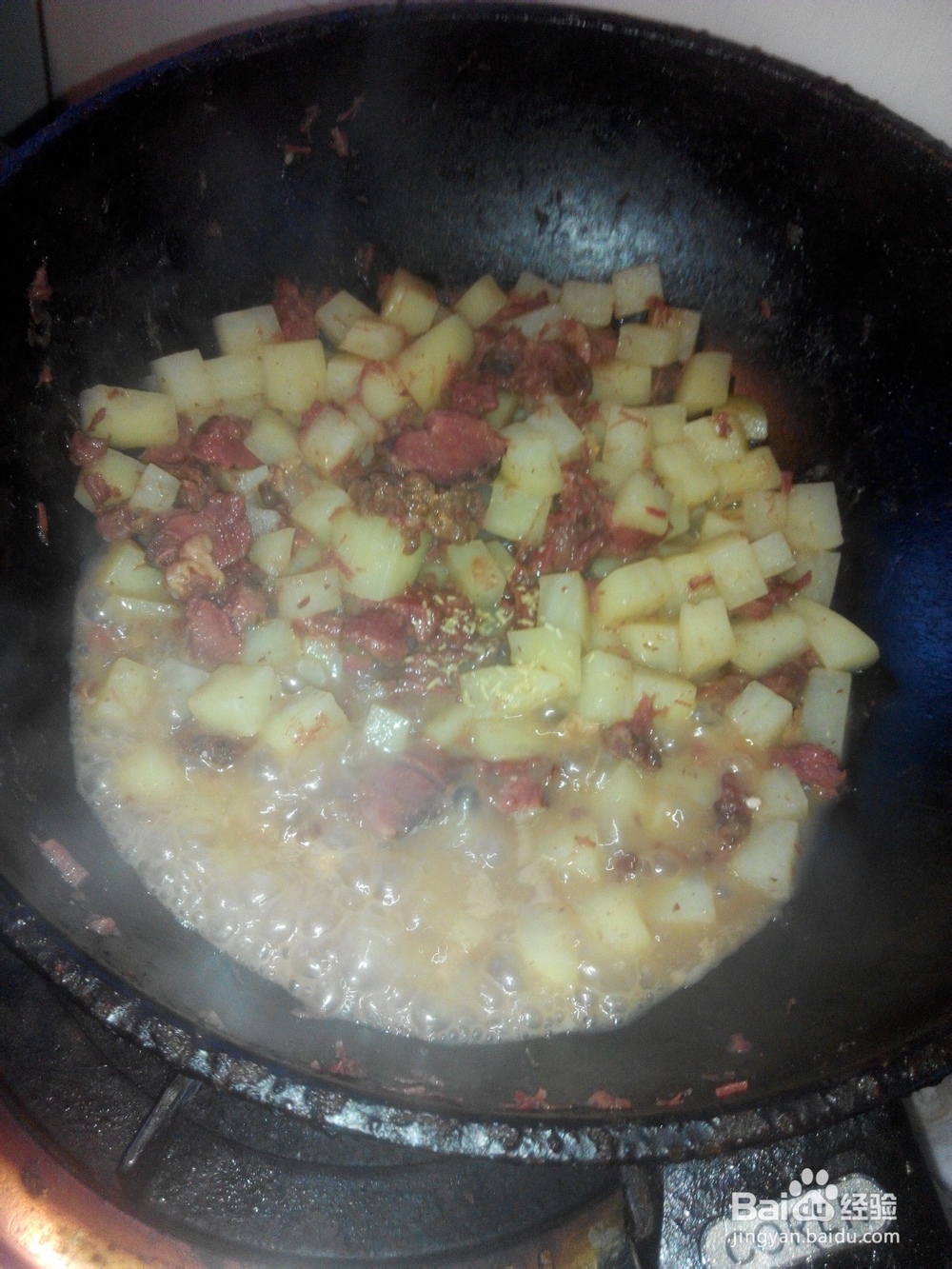 干靠牛肉土豆丁