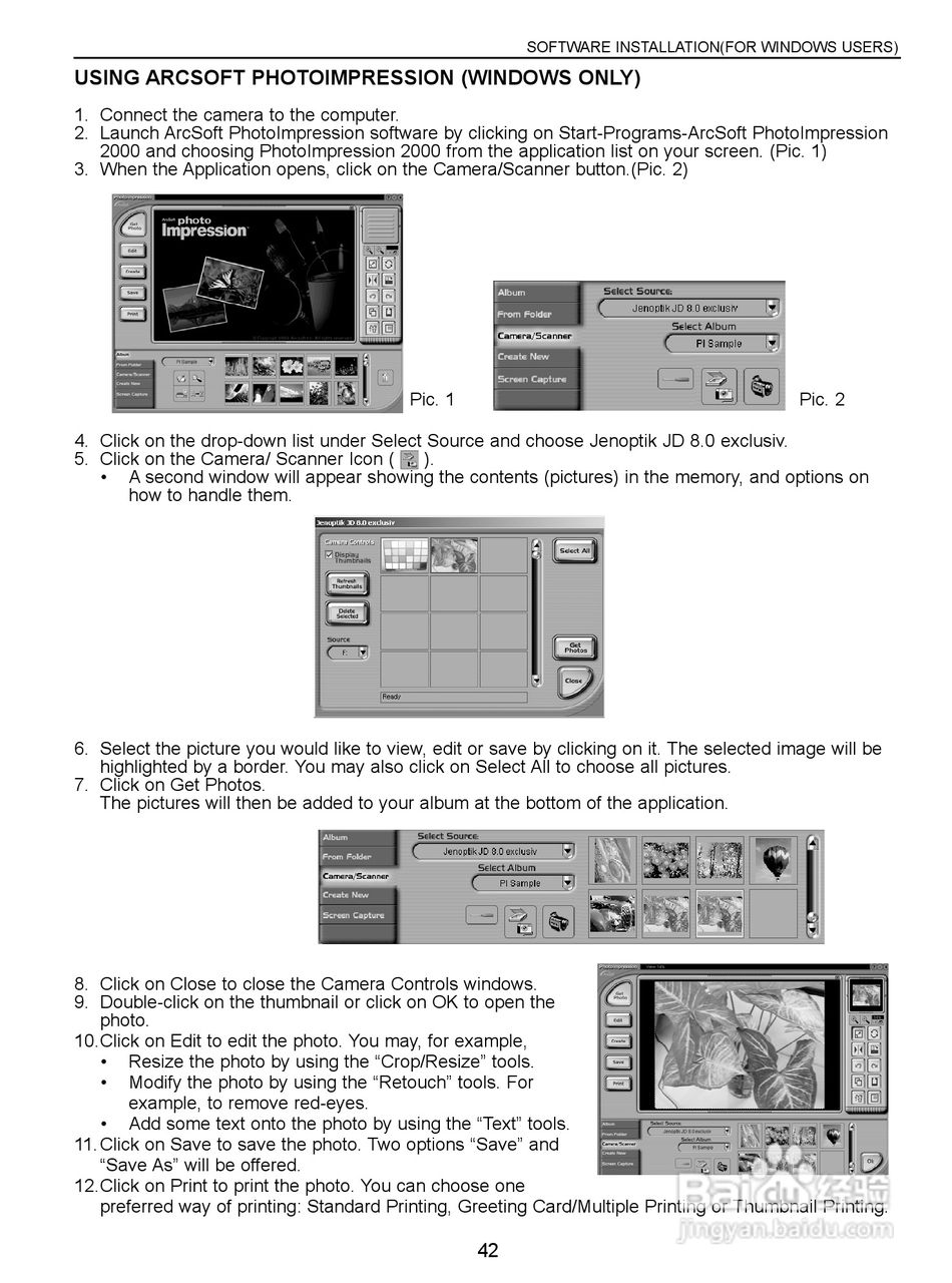 JENOPTIK JD 8.0z3 Exclusiv数码相机说明书:[5]