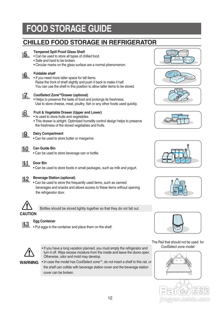三星RSE8KPPS电冰箱使用说明书:[2]
