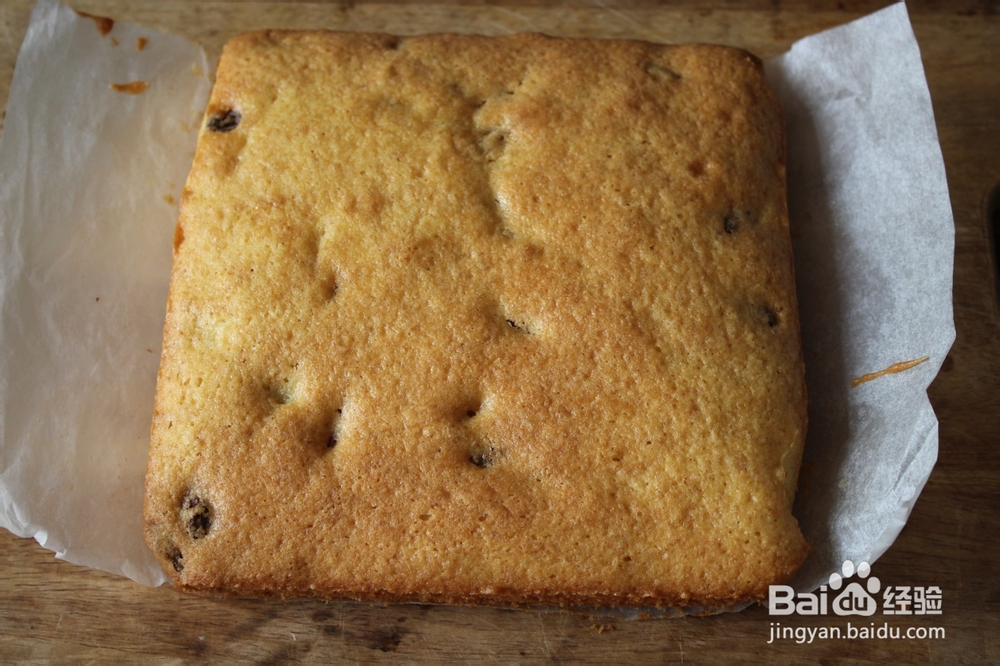 牛油味葡萄干蛋糕