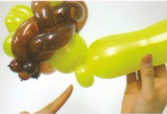 魔法气球造型系列之卡通气球狮子(下)