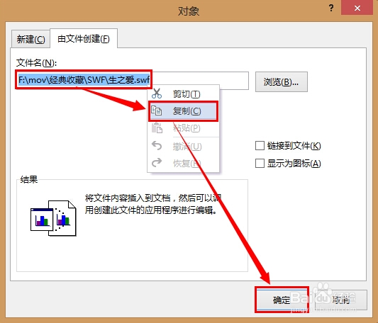 学会用word：[23]插入Flash动画