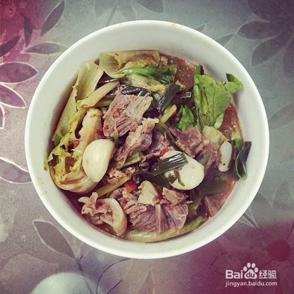 江南特色羊肉面的做法