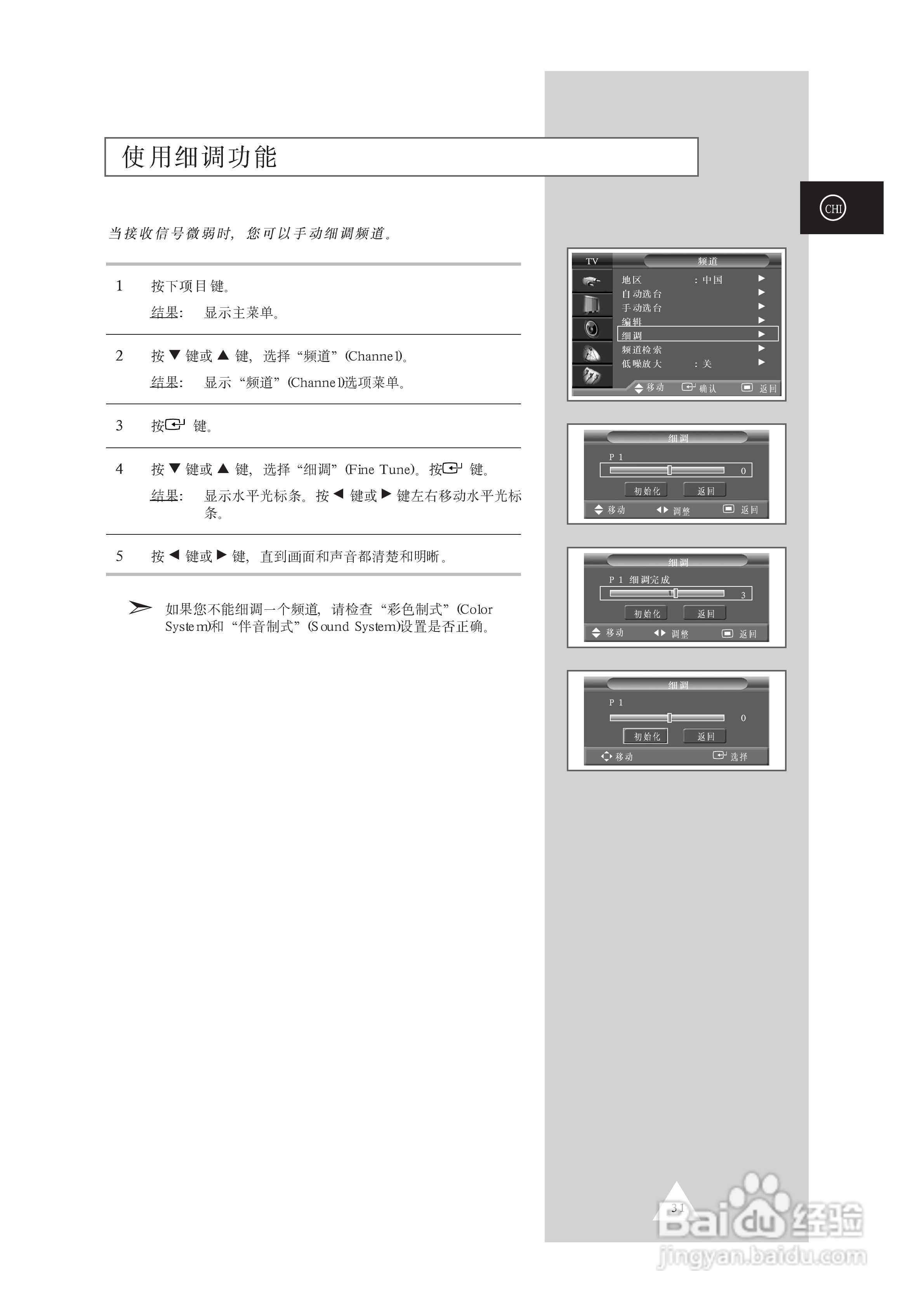 三星SP46L5HR彩电使用说明书:[4]