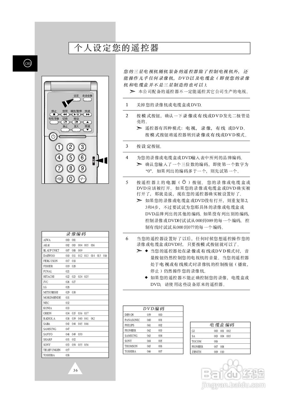 三星SP-43T8HX彩电使用说明书:[4]