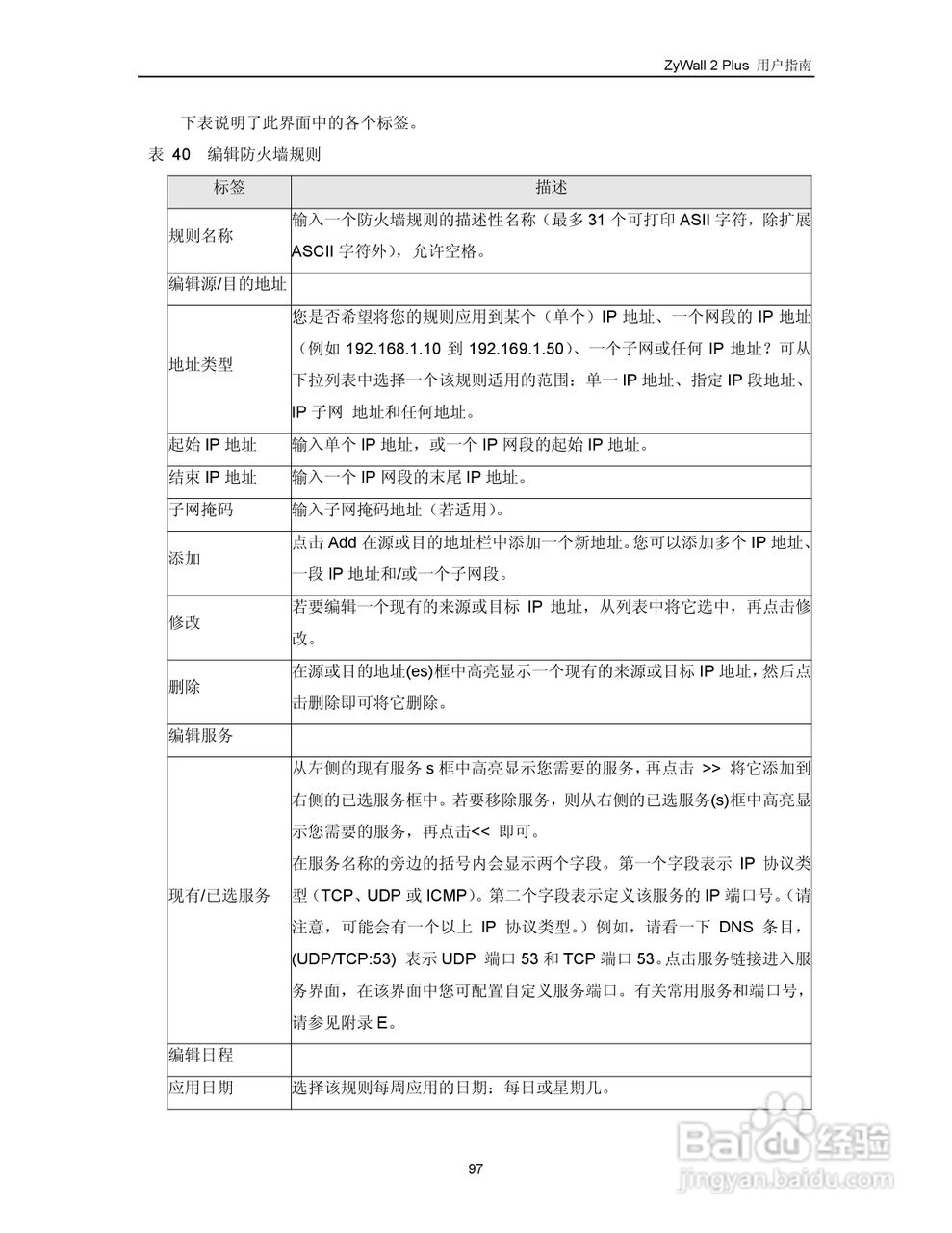 ZyXEL ZyWALL 2 Plus网络安全设备用户手册:[11]
