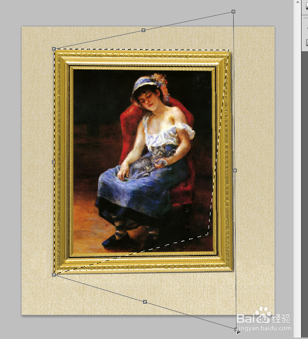 Photoshop 校正倾斜图片的方法