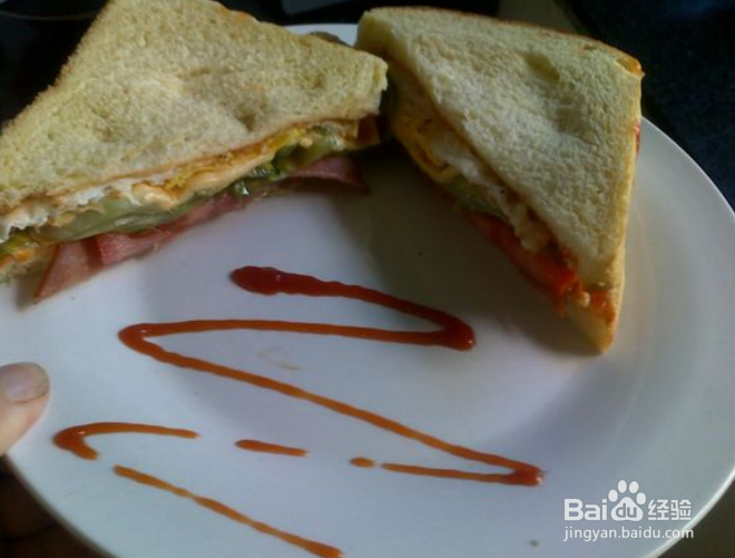 怎么做煎蛋三明治