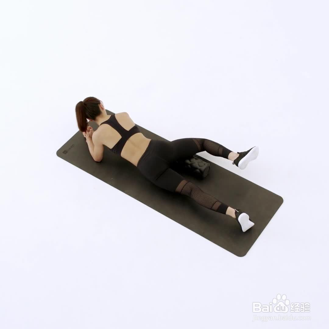 泡沫轴右侧内收肌放松_泡沫轴全身按摩