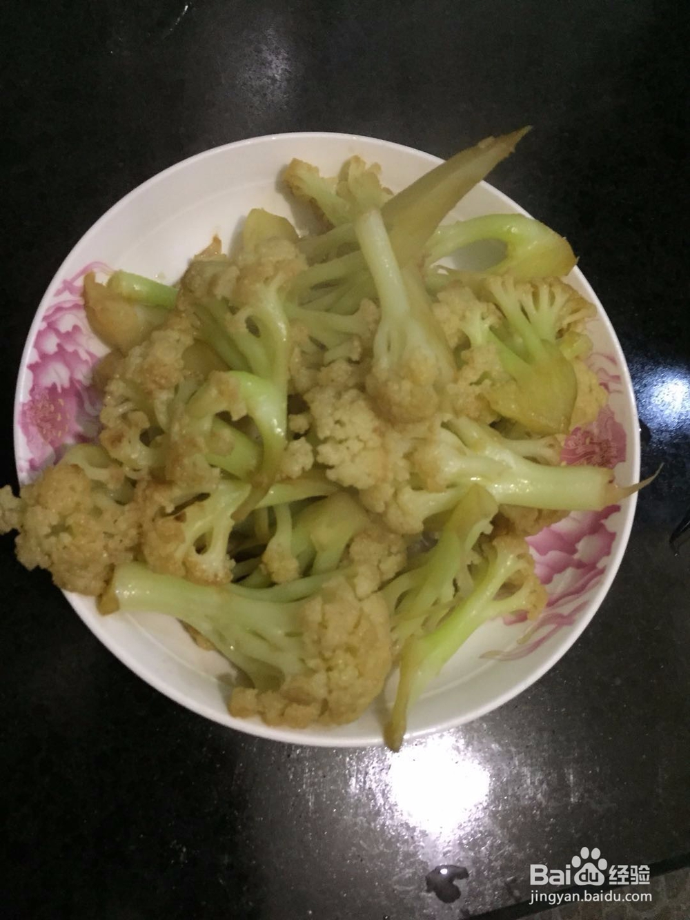 素炒花菜的做法