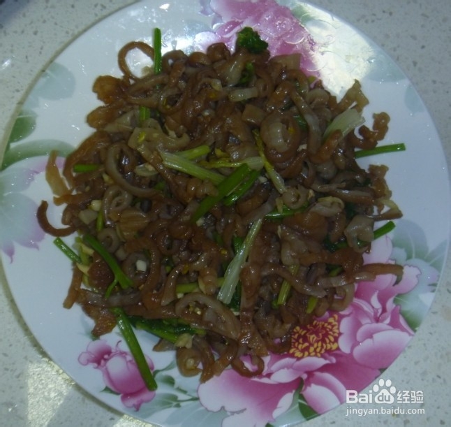 香菜蒜茸拌海蜇——每日一菜，小时候的味道