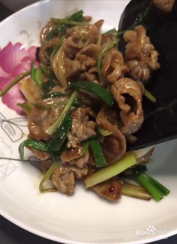 香葱爆炒牛肉