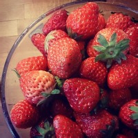 自制草莓柠檬鸡尾酒