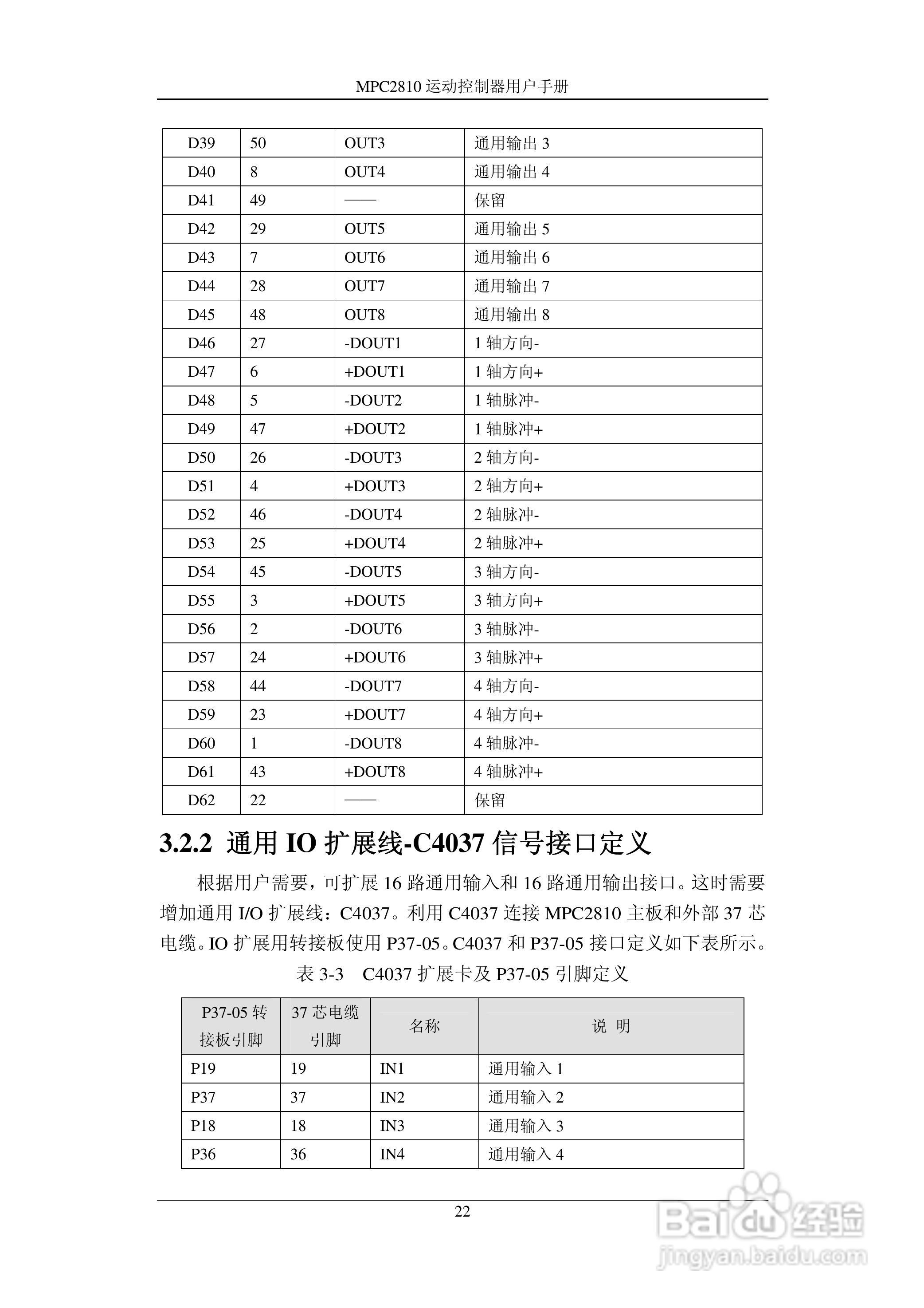 乐创运动控制器--MPC2810使用手册:[3]