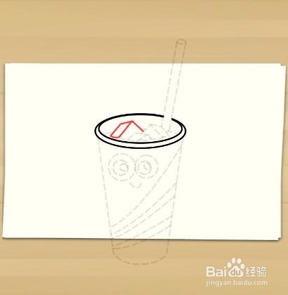 画冰茶杯——加菲的吃货生活