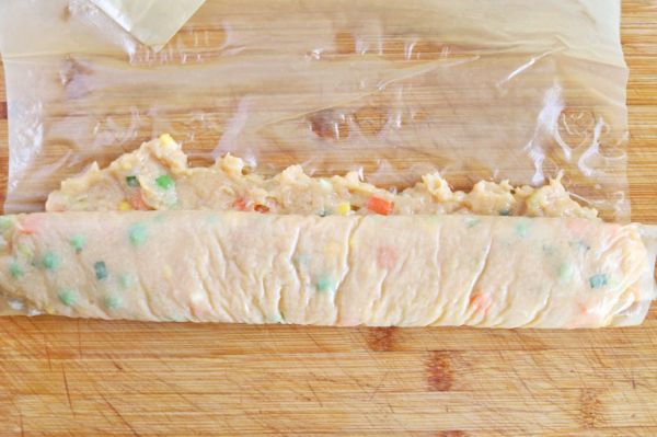 豆皮什锦鸡肉卷