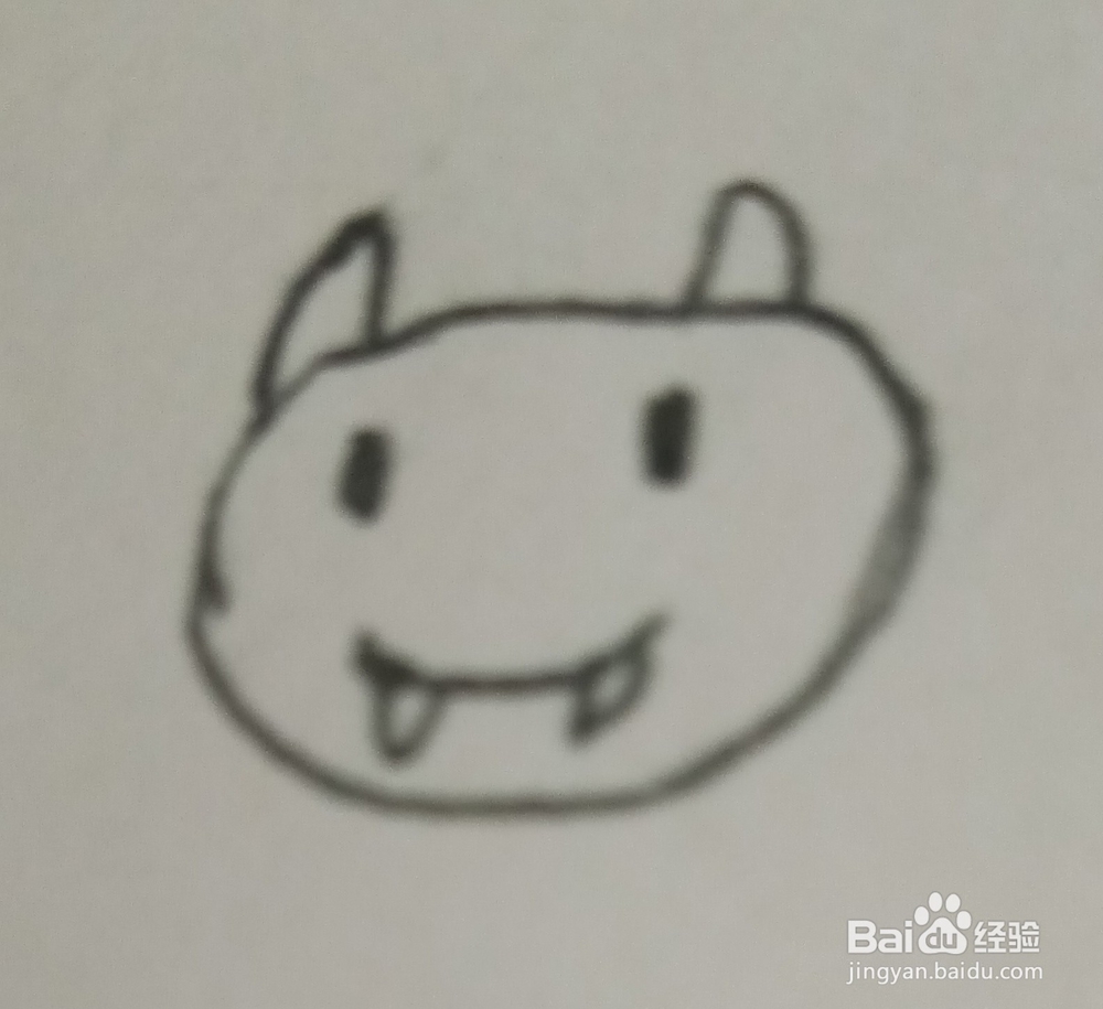 教你画简笔画蝙蝠