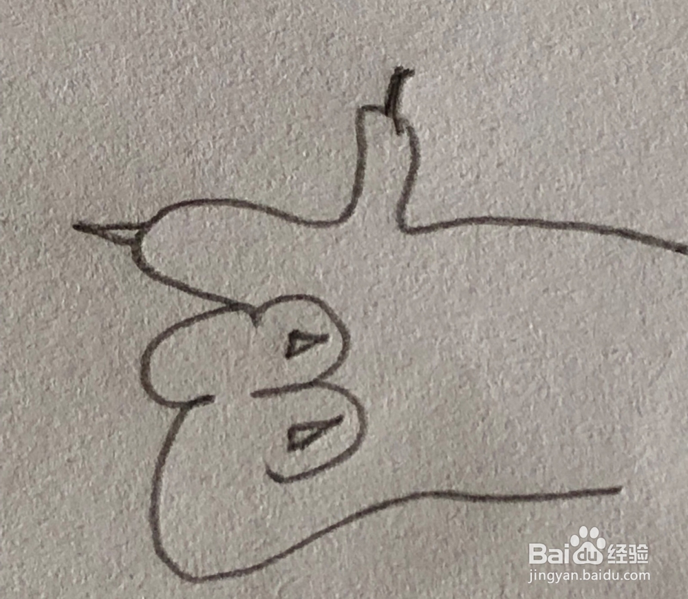 简笔画～发射爱心