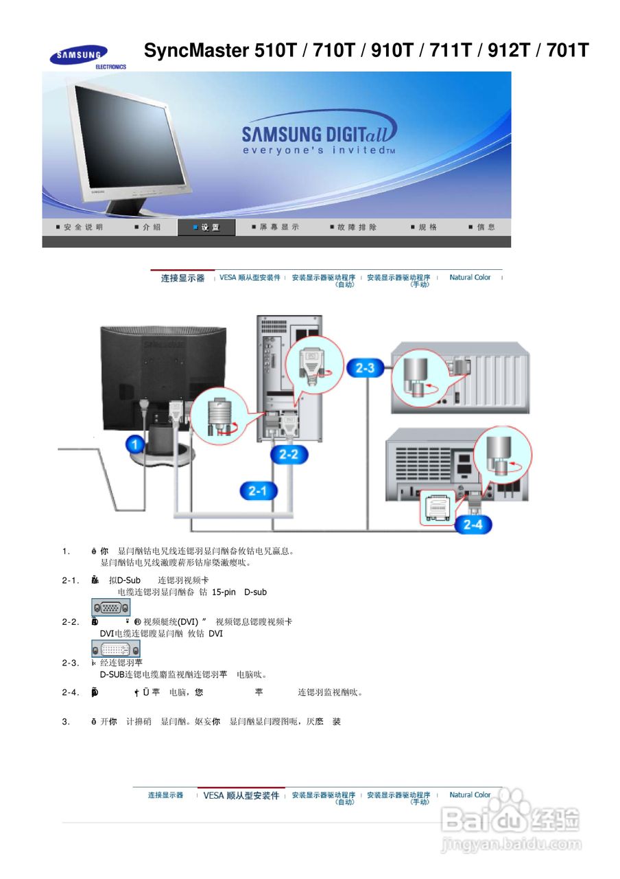 三星912N液晶显示器使用说明书:[2]
