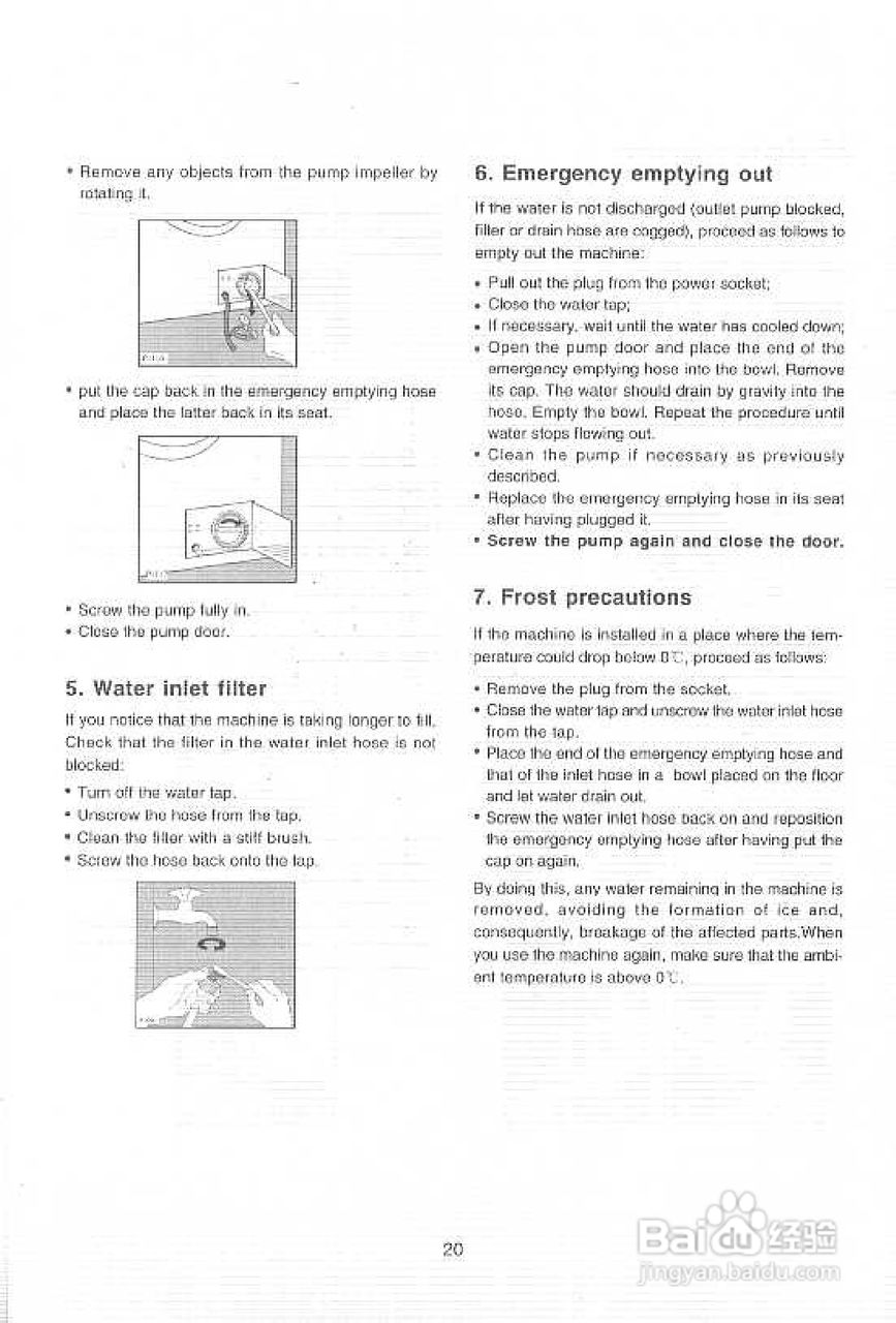 伊莱克斯EW-660S全自动滚筒洗衣机使用说明书:[5]