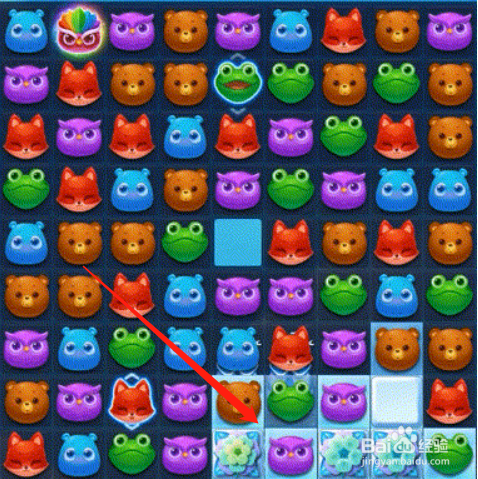 开心消消乐4844关通关攻略