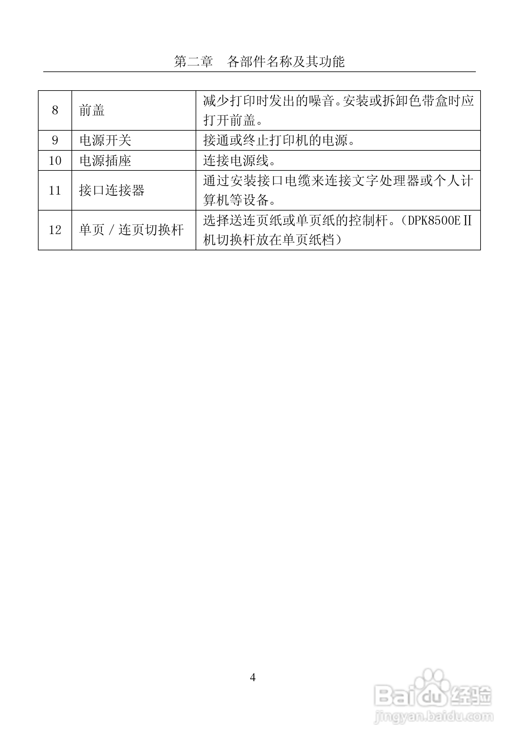 富士通DPK8600票据证件打印机使用说明书:[1]