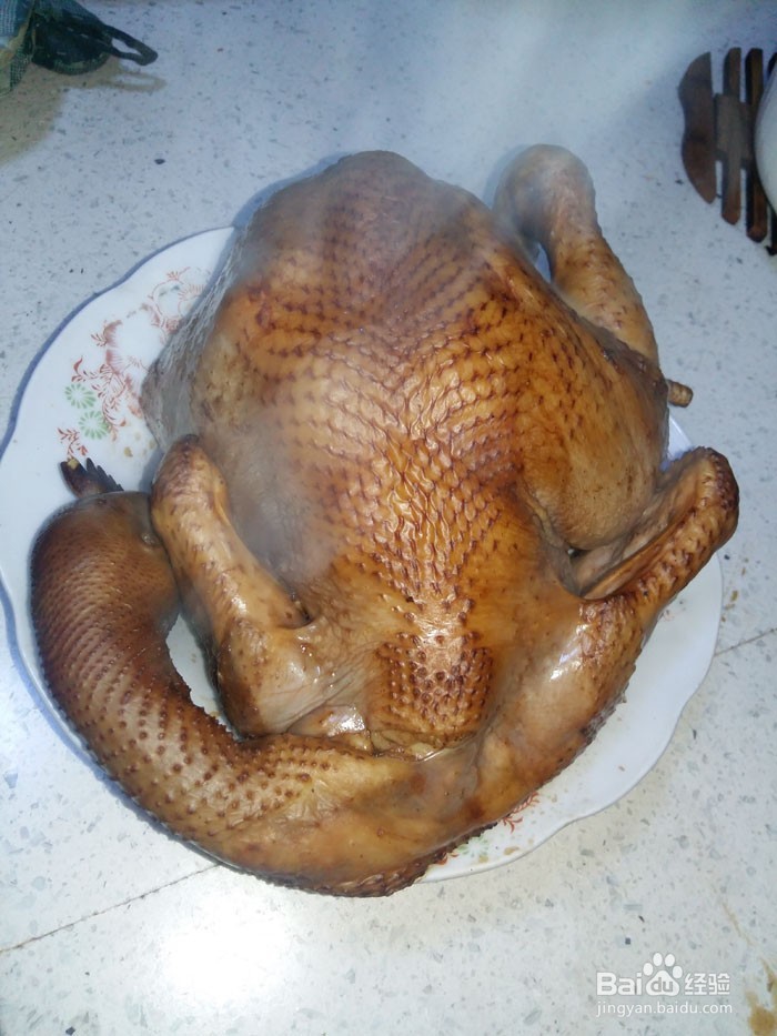 微波炉烤鸡做法。皮焦肉嫩