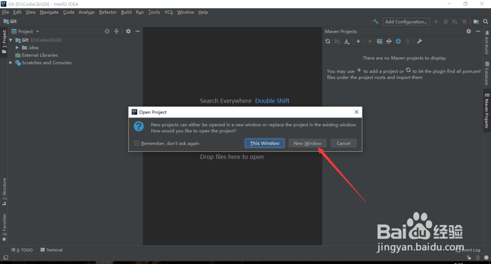 Intelli如何从Git上克隆工程