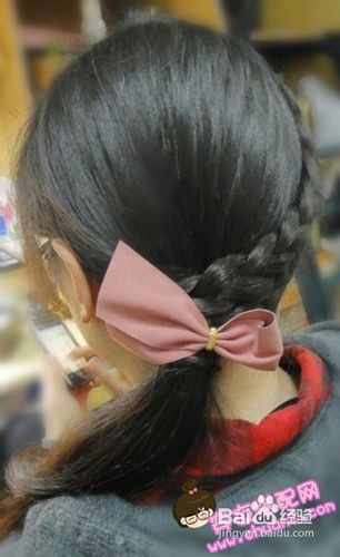 自己动手就可以制作的后编发