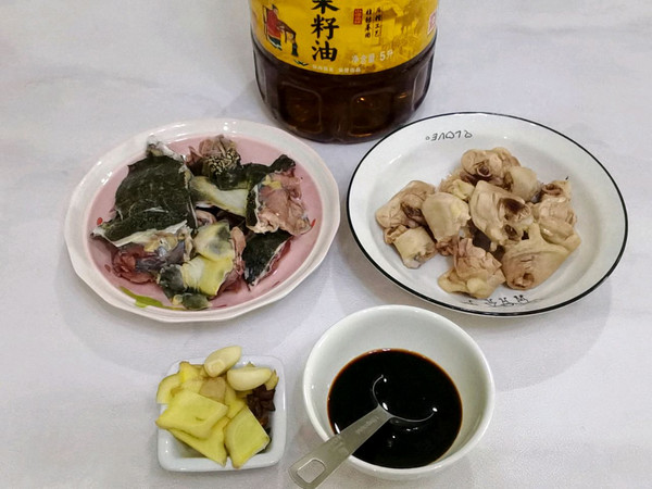 红烧甲鱼烧鸡块