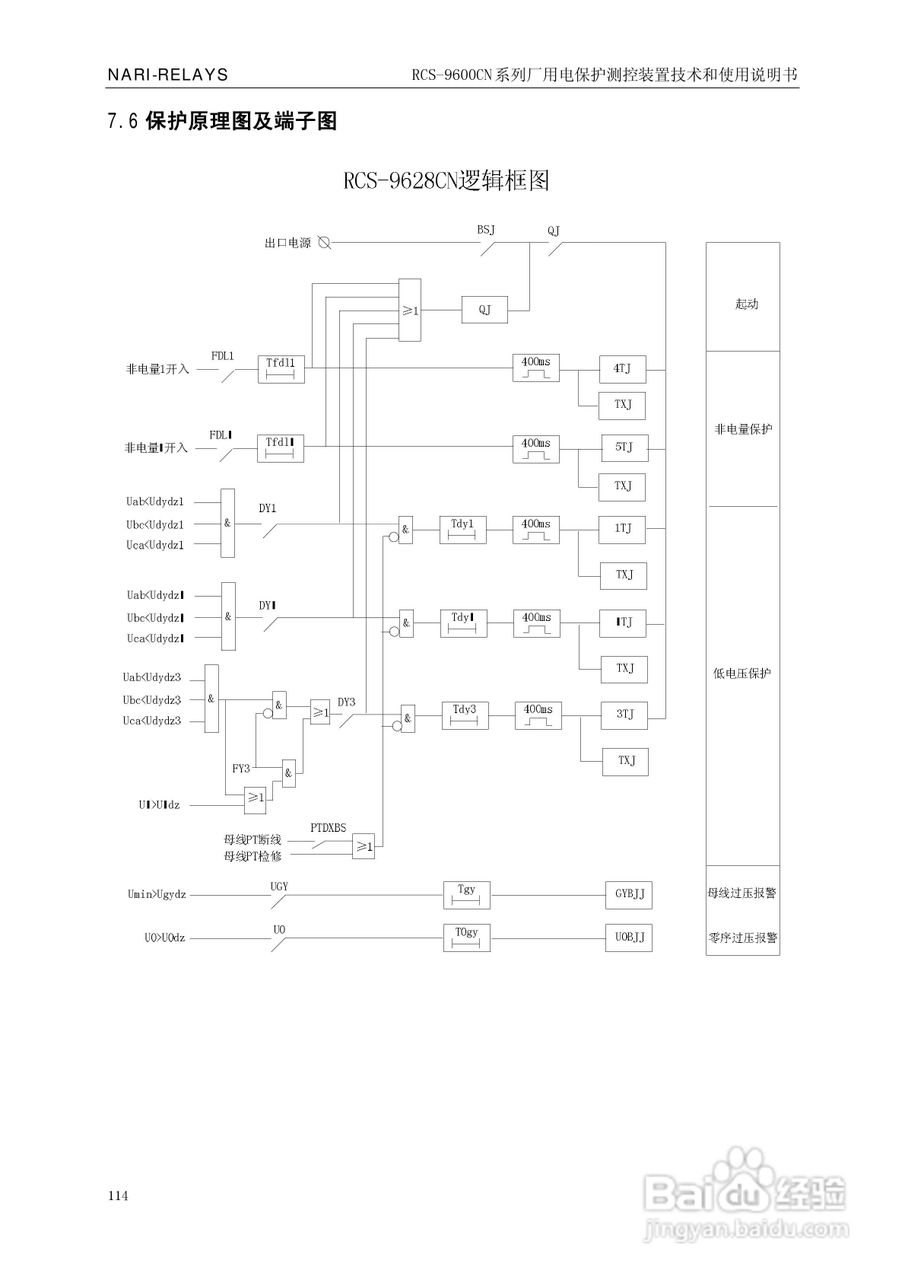 南瑞继保RCS-9629CN备用电源自投与测控装置使用说明书:[12]
