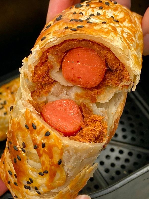 火腿肉松卷这么好吃外皮酥脆