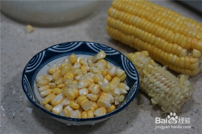 好喝的玉米枸杞粥