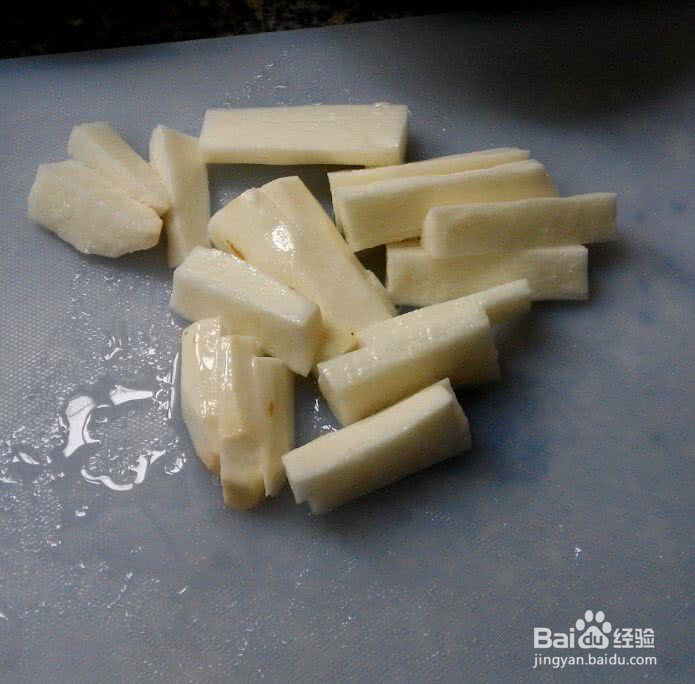 木耳炒山药的做法