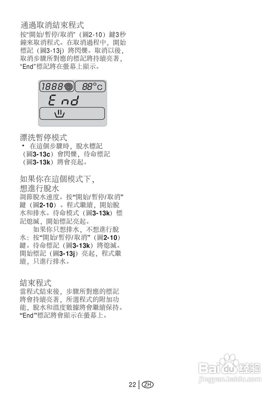 美国飞歌PW709L型前置式洗衣机说明书:[3]