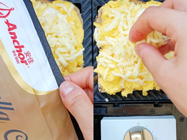 芝士滑蛋三明治