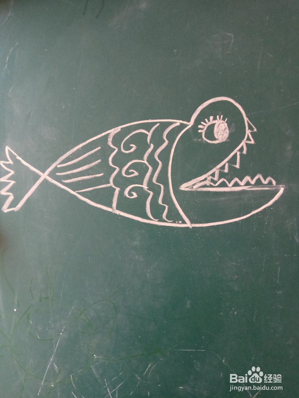 怎样用数字2来画简笔画鲨鱼