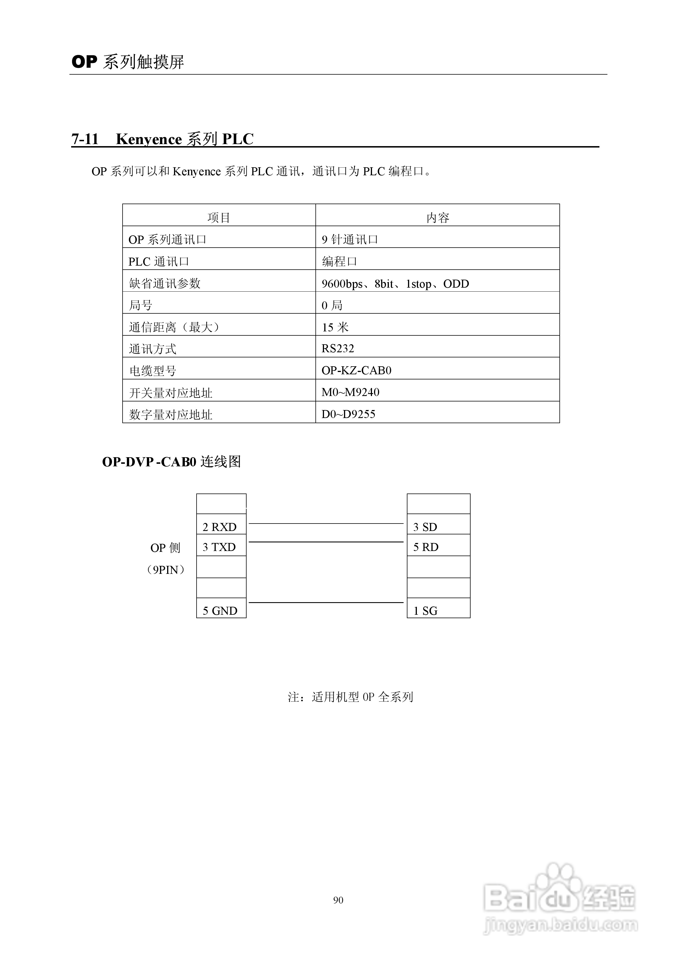 信捷电子OP系列文本显示器使用手册:[10]