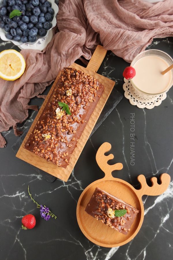 脆皮巧克力梦龙蛋糕卷