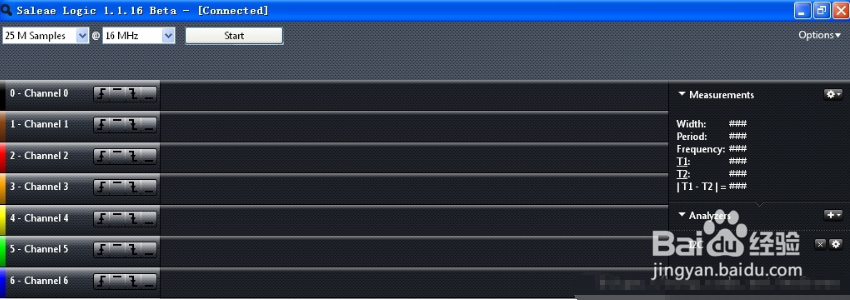 saleae logic使用教程