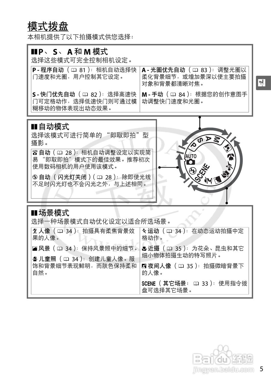 尼康D5000数码相机使用说明书:[3]