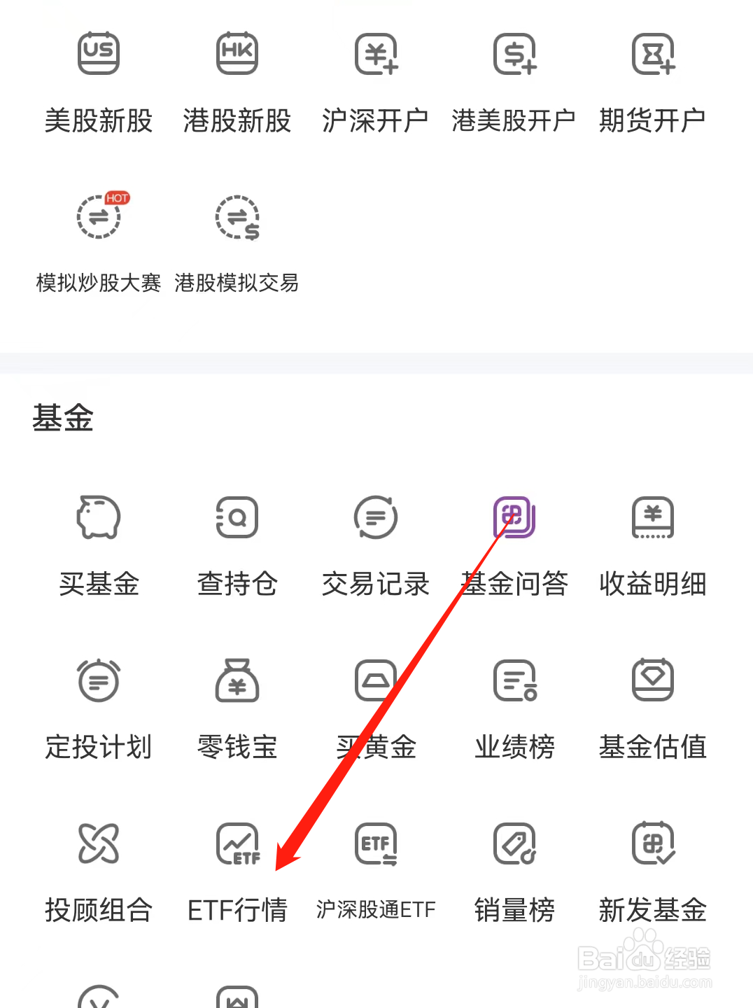 新浪财经怎么查看ETF行情