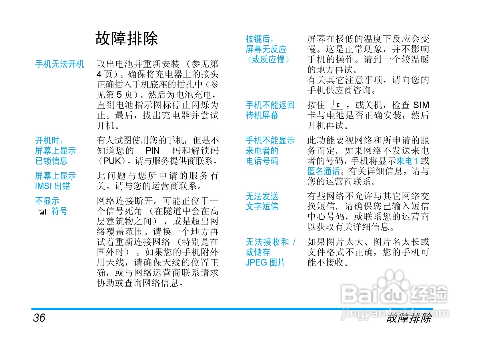 Philip飞利浦ct1638手机说明书:[4]