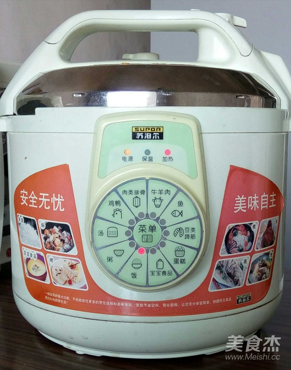 莲子白芸豆燕麦仁二米饭