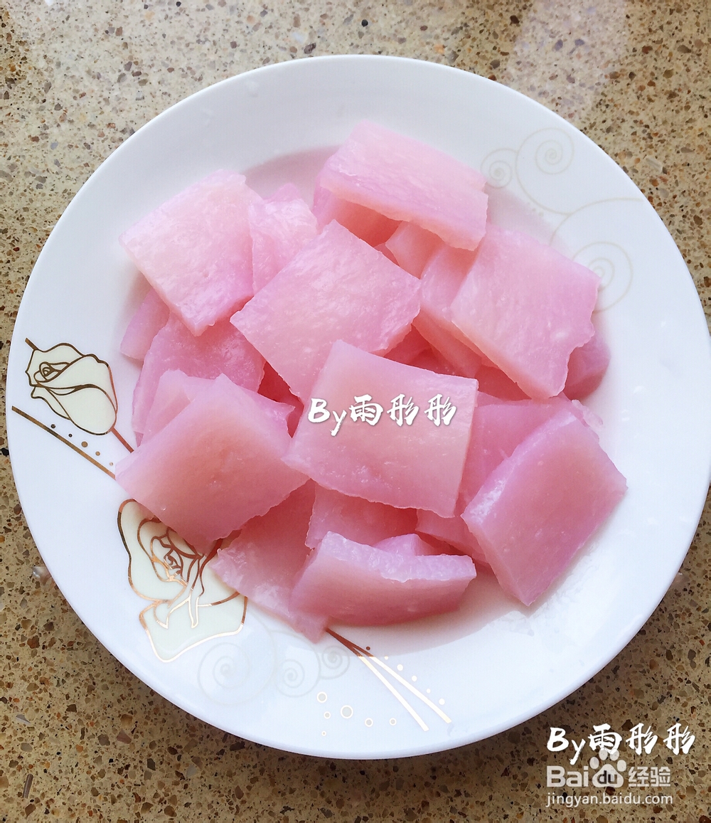 美味挡不住的苋菜土豆凉粉