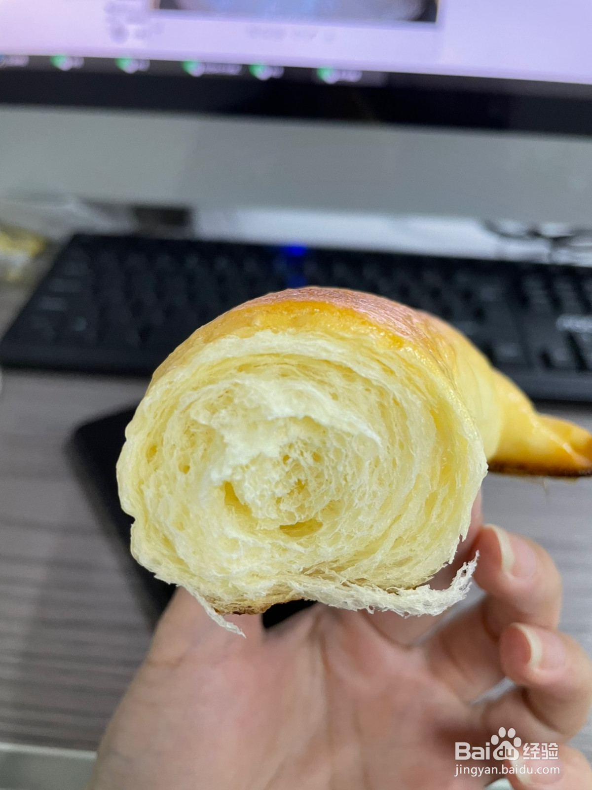 我的必备早点牛角包的做法