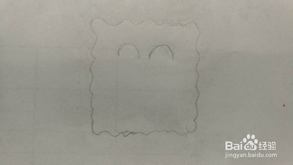 简笔画——海绵宝宝