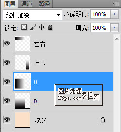 色彩混合模式--变亮\变暗\线性加深\线性减淡