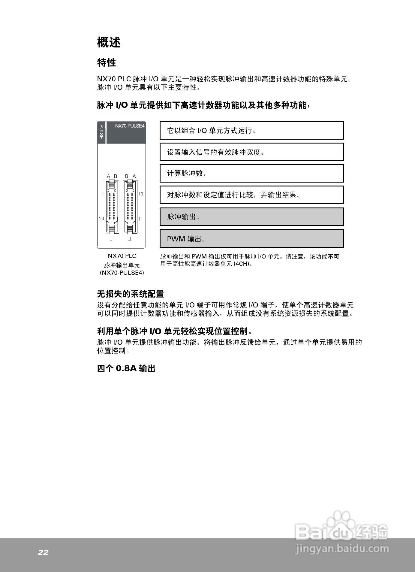 OEMax NX70高性能脉冲输出模块安装手册:[3]