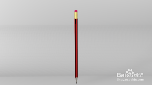 c4d绘制3D铅笔（17）：如何布置场景灯光效果？